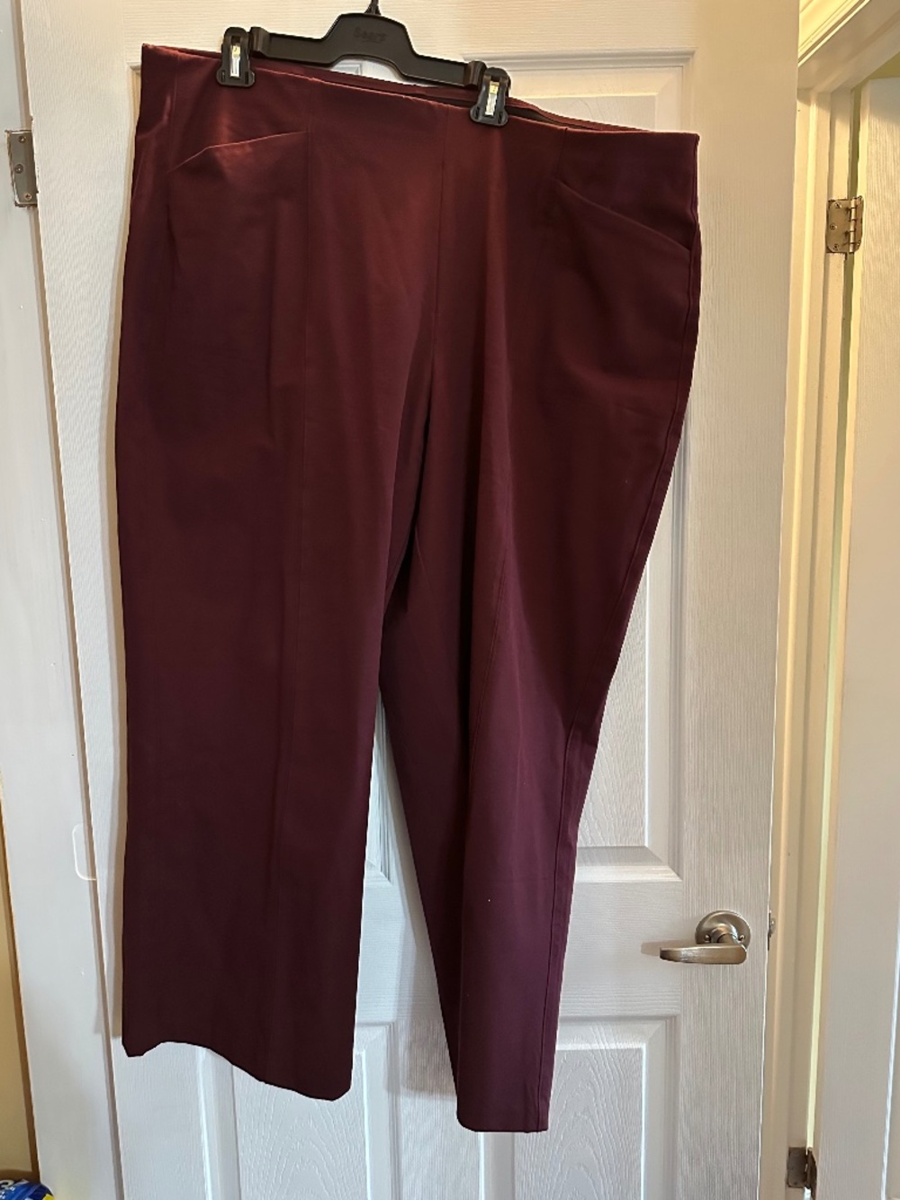 Title: Old Navy High-Rise Pixie Wide-Leg Pants Burgundy 3X